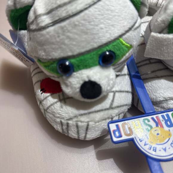 Build-A-Bear Workshop  Mummy Bear Plush Slip-On Slippers S10/11 - Picture 5 of 16